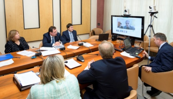 Заседание рабочей группы в режиме видеоконференции, 17 ноября 2017 г., штаб-квартира ЕАПО