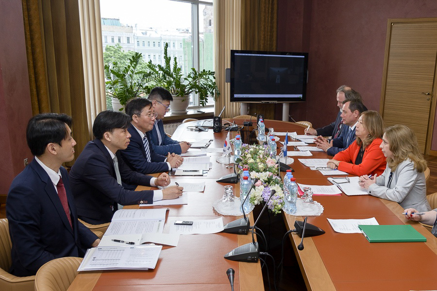 Переговоры с делегацией KIPO, 21 июня 2018 года, штаб-квартира ЕАПО