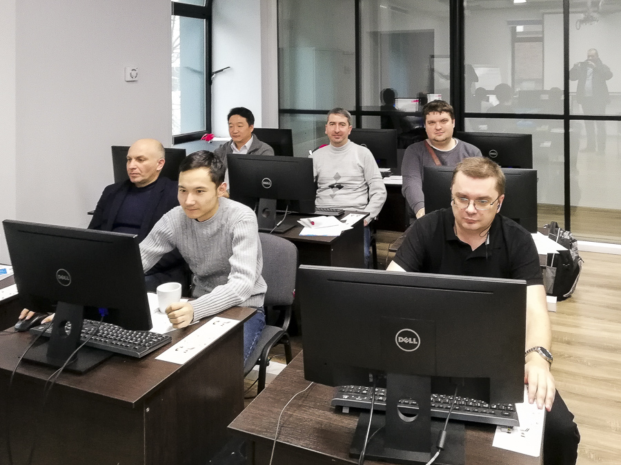 IT staff in a CPD session, Moscow, December 2017