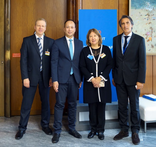 Eurasian Patent Office delegation at WIPO Assemblies, WIPO, October 2017