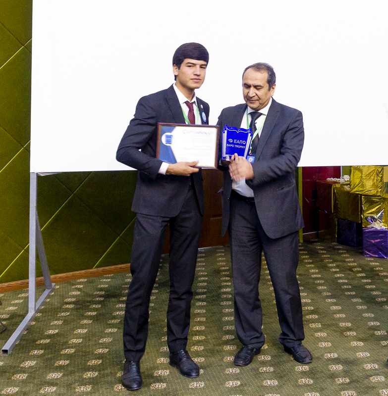 Presentation of EAPO award, October 12 – 13, 2018, Dushanbe