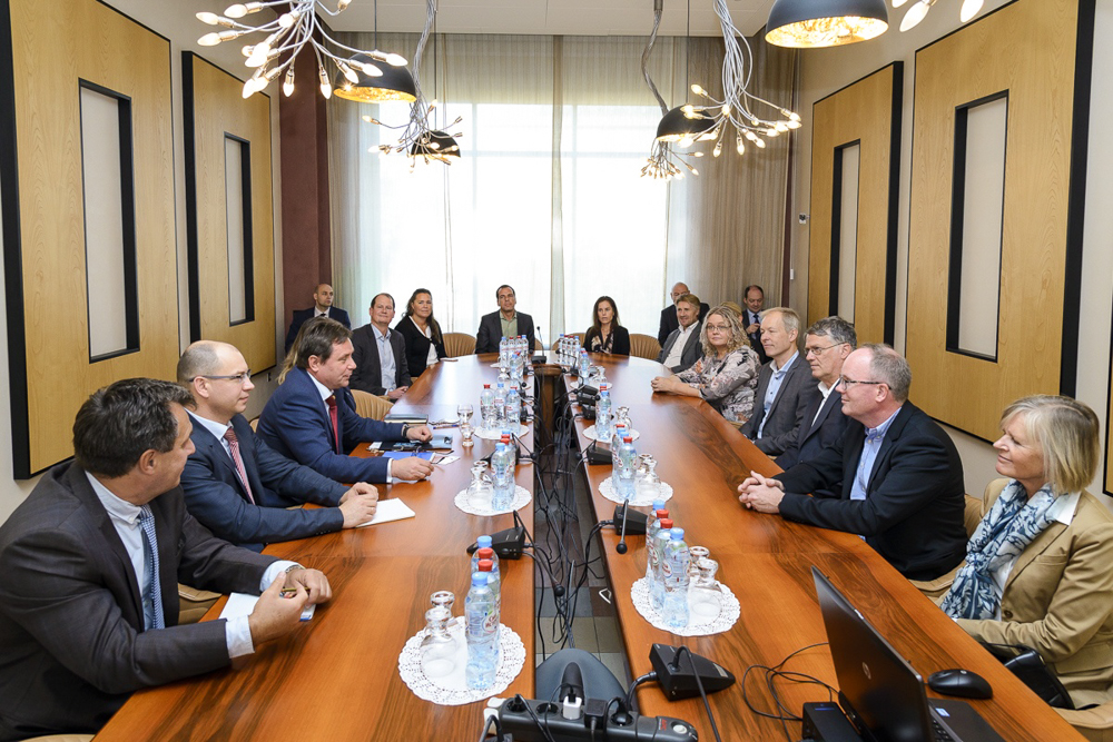 Meeting with representatives of Alfa Laval, September 26, 2018, EAPO headquarters