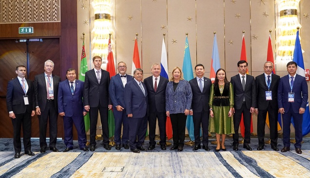 Участники дипломатической конференции, 9 сентября 2019 г., г. Нур-Султан